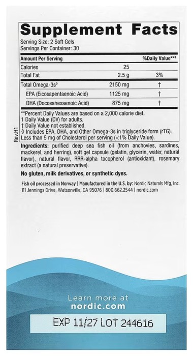 Ultimate Omega 2X - 60 softgels
