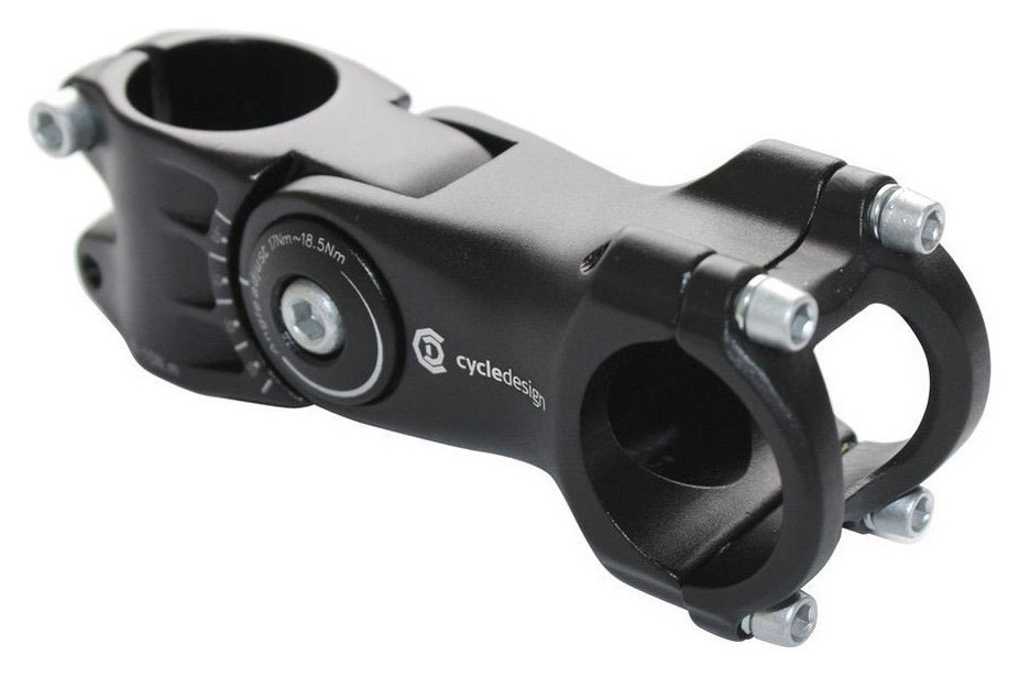 Вынос руля для велосипеда Cycledesign ADJAST 20°-60° 90мм Black (HS0008)