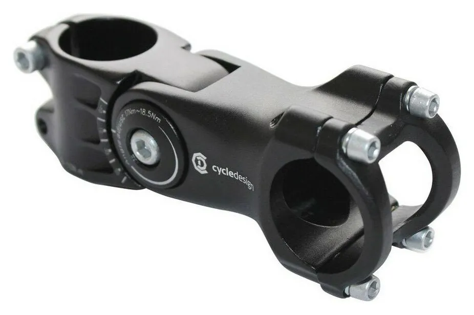 Винос керма для велосипеда Cycledesign ADJAST 20°-60° 90мм Black (HS0008) (Чорний)