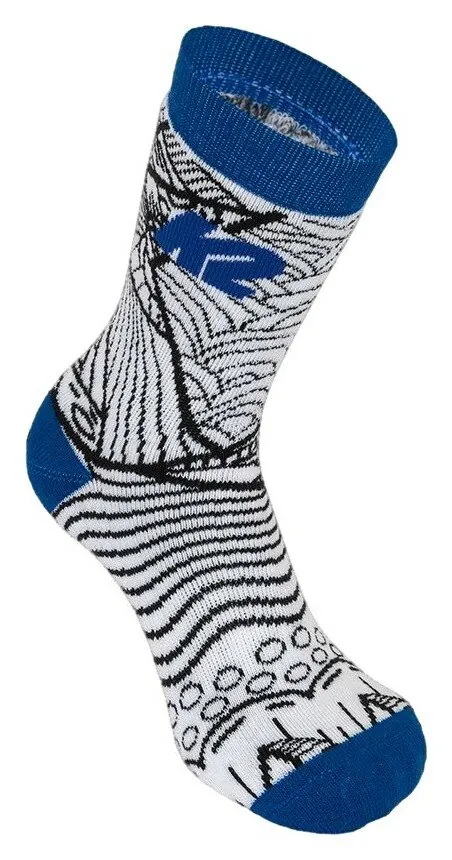 Носки для туризму дитячі K2 SKATE JUNIOR 2 PACK 27-30 White/blue (15303) (31-34 blue, white)