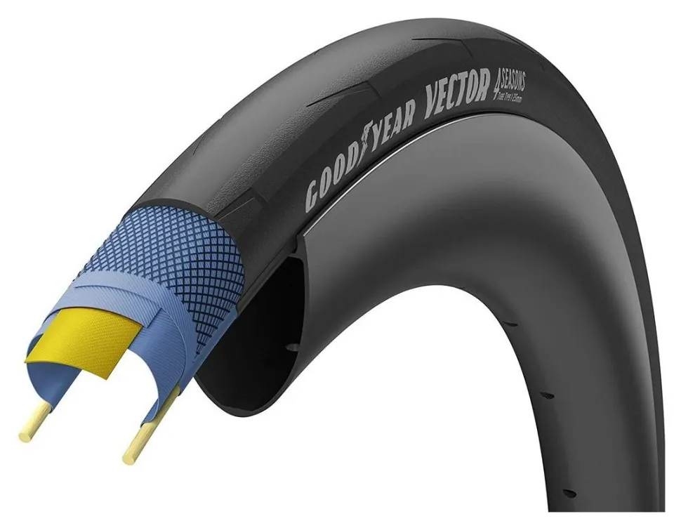 Покришка 700x32 (32-622) GoodYear VECTOR 4Seasons Tubeless Complete, Black (TIR-27-54)