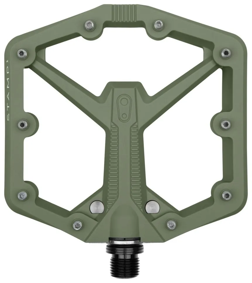 Педалі Crankbrothers STAMP 1 (GEN. 2), розмір S (37-43 eu), зелені (PED-89-89)