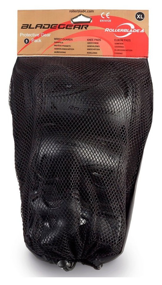 Захисний комплект Rollerblade BLADEGEAR 3 PACK L Black (06310200 001), укр, укр