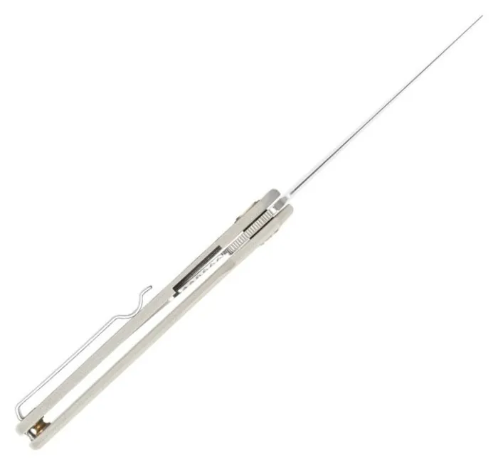 Ніж складаний кишеньковий SRM Air 105M-GK (7.5 см) 14C28N / G10 білий