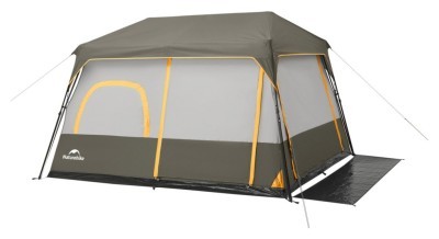 Намет шестимісний Naturehike Cape 8.4 CNK2450WS050 з швидким розкриттям, сіро-коричневий
