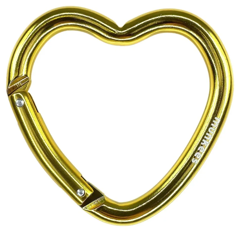Munkees 3223 карабін Heart gold (3223-GD)