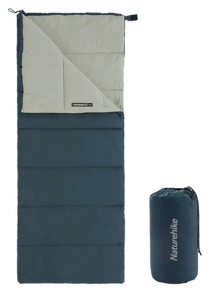 Спальний мішок Naturehike F150 NH22MSD05, правий, темно-блакитний, 6927595797761-R