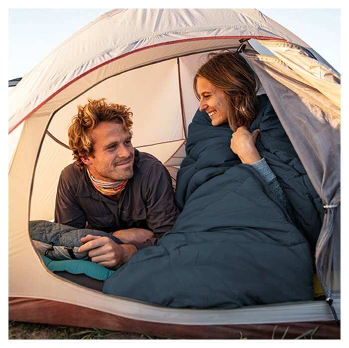 Спальный мешок Naturehike F150 NH22MSD05, левый, темно-голубой