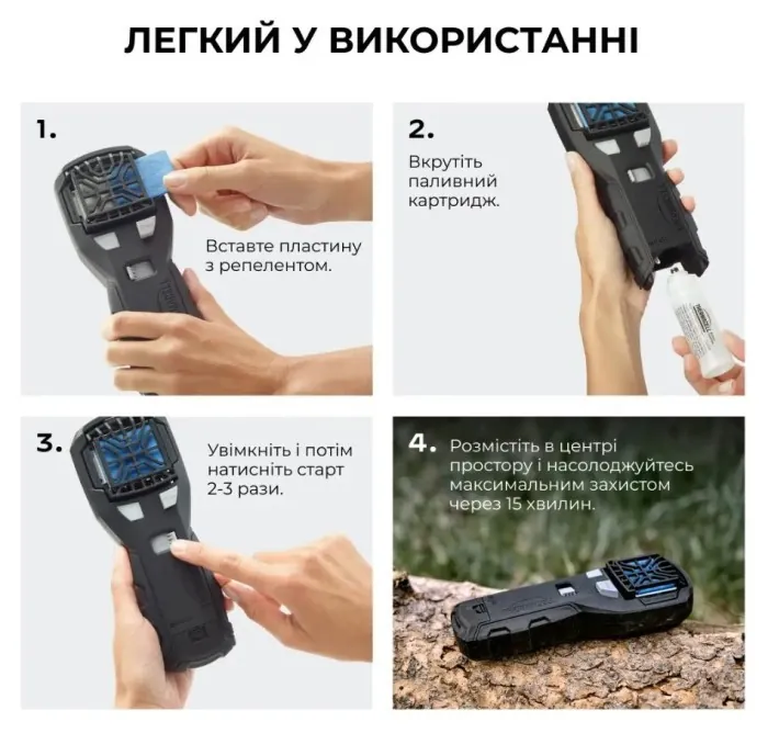 Устройство от комаров Thermacell ( 1200.05.33 ) Portable Mosquito Repeller MR-450X 2024