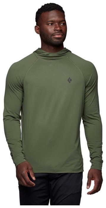 Худые мужские Black Diamond M Ls Alpenglow Hoody, Tundra, M