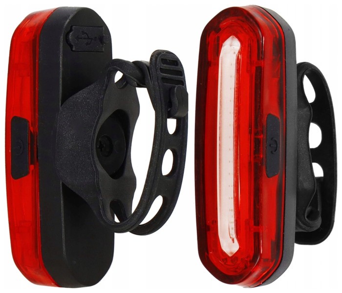 Велосипедний ліхтар Springos задній USB, акумуляторний BA0057