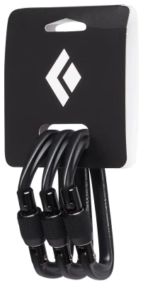 Карабін Black Diamond HotForge Screwgate 3 Pack, Black, р.