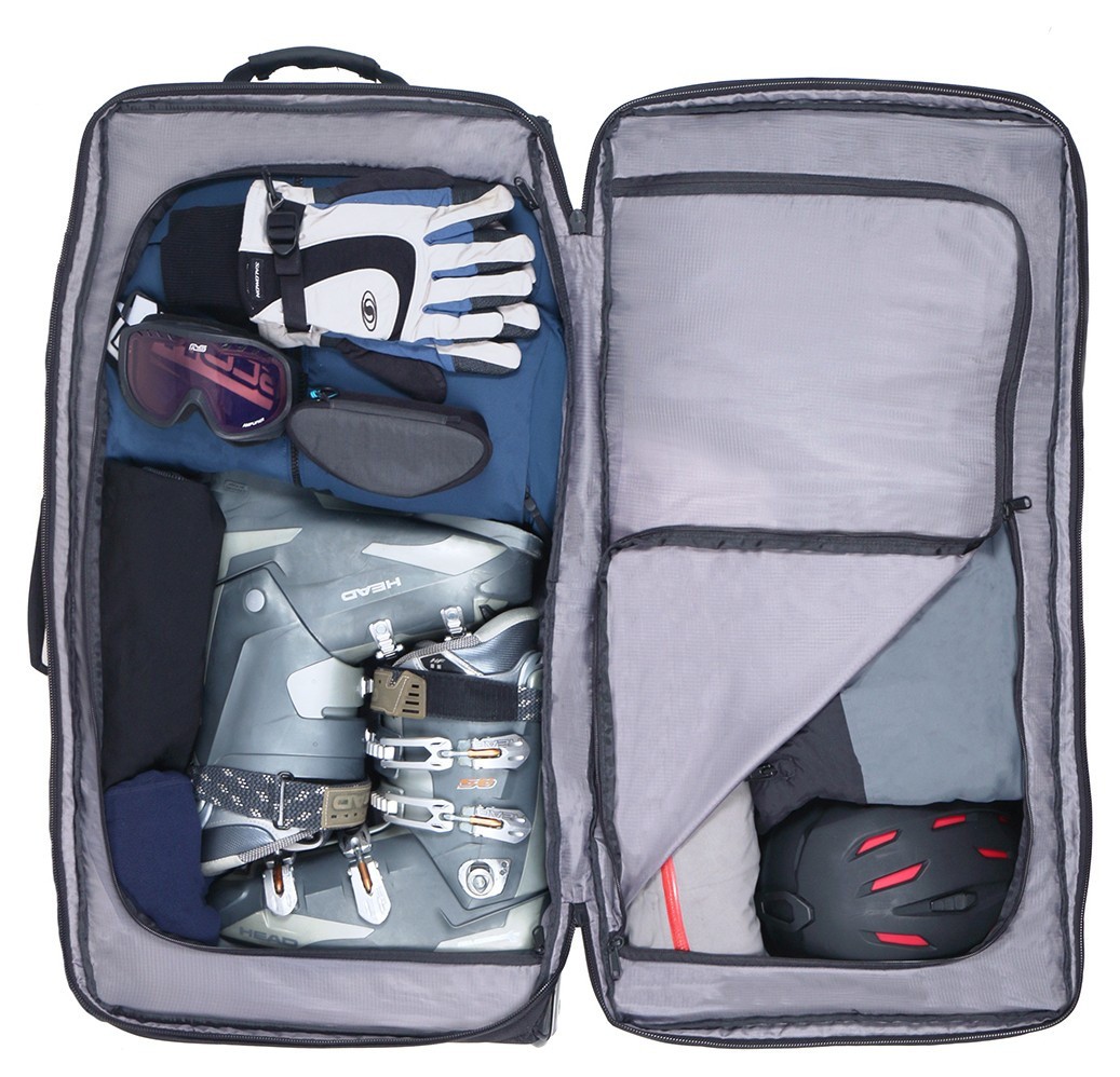 Lifeventure сумка на колесах Expedition Clamshell Duffle 110 L black