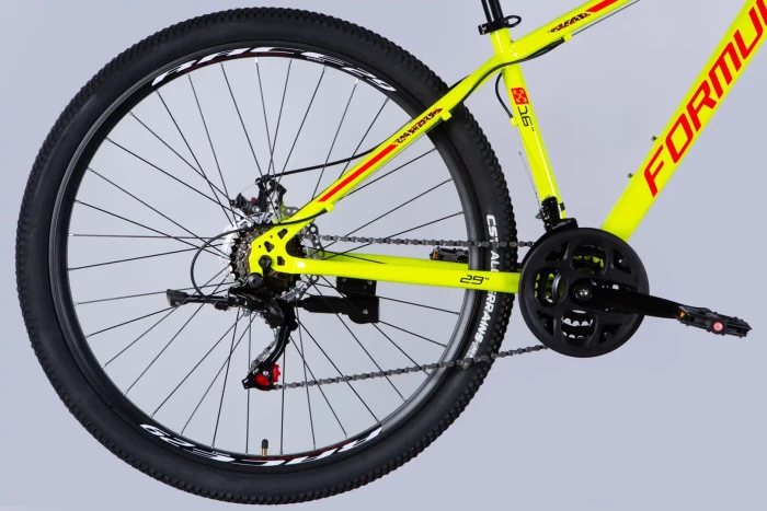 Велосипед ST 29" Formula DRAGONFLY AM DD рама-16" зелено-червоний 2025