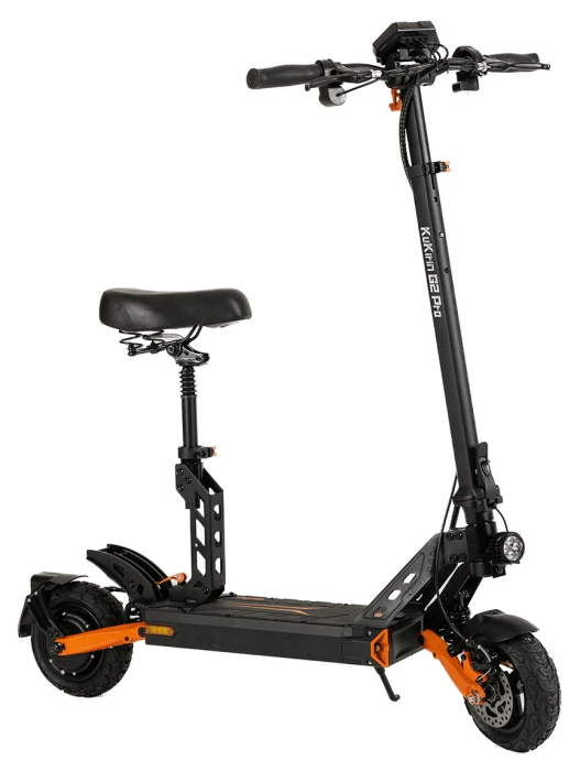 Електросамокат з сидінням Kugoo Kirin G2 PRO 2025 (600 Вт; 15 А/год; 48 В), чорний, укр, укр