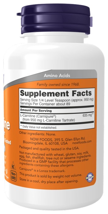 L-Carnitine Pure Powder - 85g