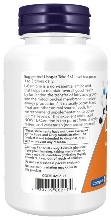 L-Carnitine Pure Powder - 85g