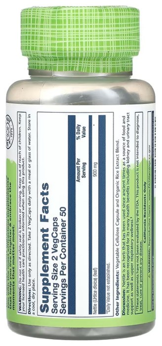 Nettle Leaf 450mg - 100 vcaps