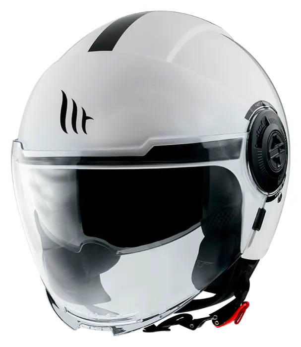 Мотошолом MT VIALE SV S Solid Gloss White XXS