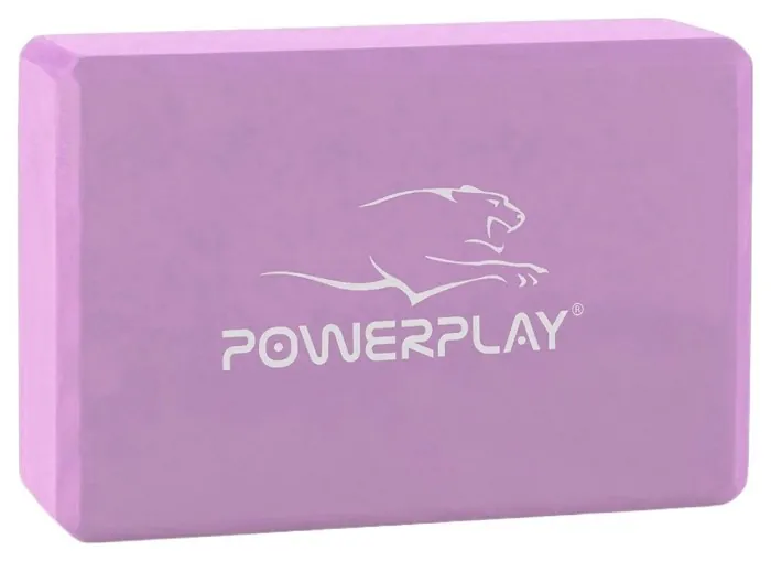 Блок для йоги PowerPlay 4006 Yoga Brick Фиолетовый