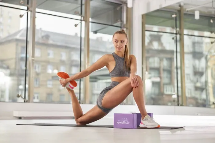 Блок для йоги PowerPlay 4006 Yoga Brick Фиолетовый