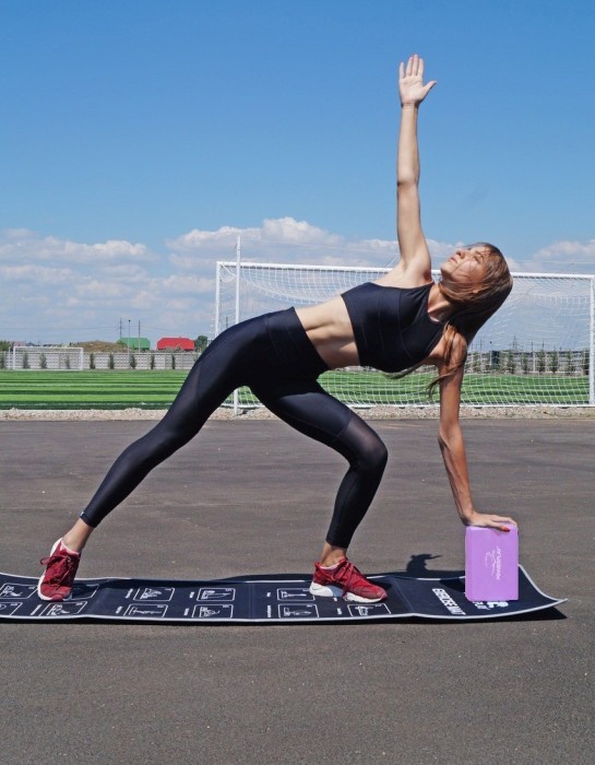 Блок для йоги PowerPlay 4006 Yoga Brick Фиолетовый