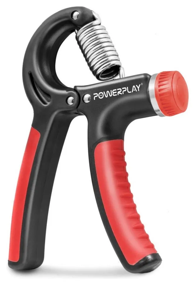 Еспандер кистьовий PowerPlay PP-4323 з регульованим навантаженням 10-40 кг. Strength Grip Чорно-червоний (PP_PP_4323_Bl/Red)
