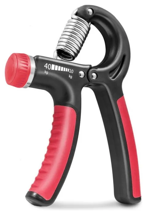 Эспандер кистевой PowerPlay PP-4323 с регулируемой нагрузкой 10-40 кг. Strength Grip Черно-красный