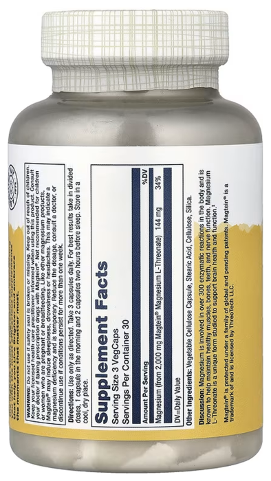 Magnesium L-Threonate SmartMag™ - 90 vcaps