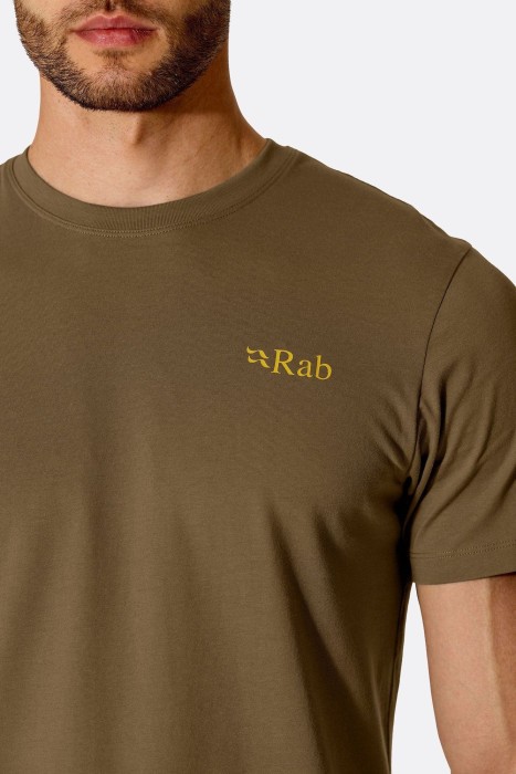 Мужская футболка Rab Stance PitchTee, Black Beluga, M