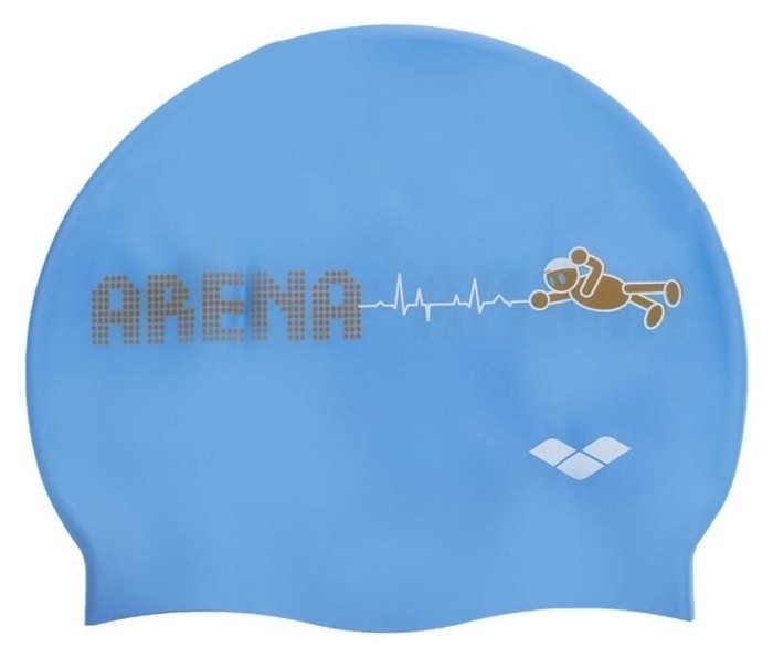 Шапочка для плавання дитяча ARENA KUN JUNIOR CAP AR-91552-90 (силікон), блакитна