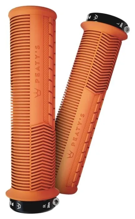 Гріпси Peaty's Monarch Grip Mushroom, Thin 30>32mm, Trail Comfort, Mango