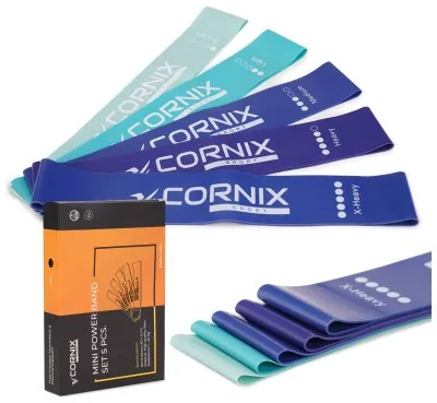 Резинки для фітнесу Cornix Mini Power Band набір 5 шт 1-20 кг XR-0047