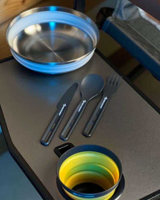 Набір столових приборів Sea to Summit Frontier UL Cutlery Set, виделка, ніж, ложка