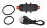 Ліхтар задній 5 діодів 15 lumen, Li-ion 3.7V 330mAh зарядка від USB, вологозахисний, BS-216/DС-918, укр Фото - 1