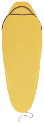 Вкладиш в спальник Sea to Summit Reactor Sleeping Bag Liner, Sulfur Yellow, Standart, Mummy w/ Drawcord, 198 см
