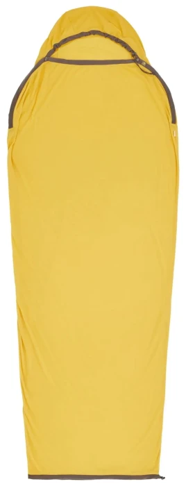 Вкладиш в спальник Sea to Summit Reactor Sleeping Bag Liner, Sulfur Yellow, Standart, Mummy w/ Drawcord, 198 см