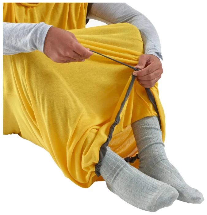 Вкладиш в спальник Sea to Summit Reactor Sleeping Bag Liner, Sulfur Yellow, Standart, Mummy w/ Drawcord, 198 см