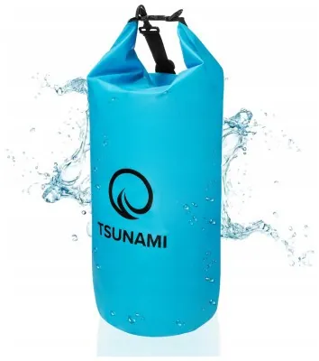Гермомешок TSUNAMI Dry Pack 20 л водозащитный Sky Blue (P-5905973400022)