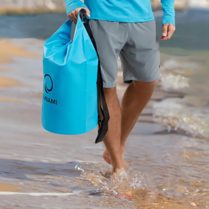 Гермомешок TSUNAMI Dry Pack 20 л водозащитный Sky Blue (P-5905973400022)