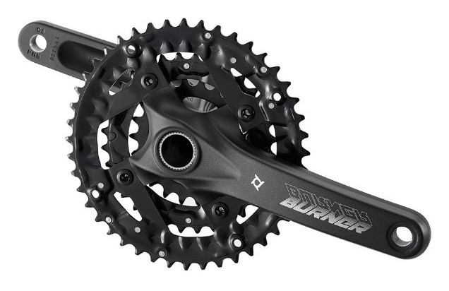 Шатун алюм. L170мм 22-32-44Т черн. PROWHEEL BURNER-401-TT-N с интегр.осью (черн.)