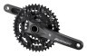 Шатун алюм. L170мм 22-32-44Т черный. PROWHEEL BURNER-401-TT-N с интегр.осью (черн.)