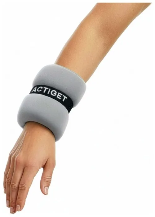 Утяжелители-манжеты для ног и рук Actiget 2 x 0.5 кг ACT0127 Grey/Black