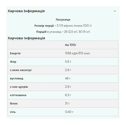 Impact Weight Gainer V2 - 2500g Strawberry - Cream (Пошкоджена упаковка)