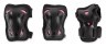 Захисний комплект Rollerblade SKATE GEAR W 3 PACK L Black/Raspberry (069P0500), укр