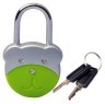 Munkees 3602 брелок-замок Padlock-Bear green Фото - 2