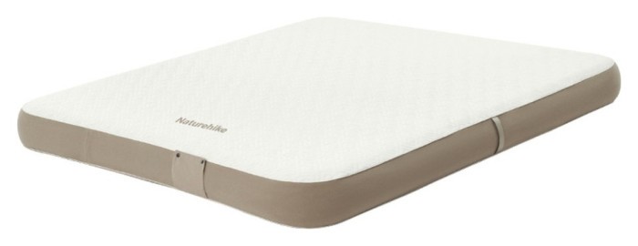 Самонадувний матрац, трьохмісний, із вбудованою помпою Naturehike CNK2450WS040, 250 мм, сірий