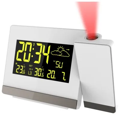 Часы проекционные Technoline WT549 White (WT549)