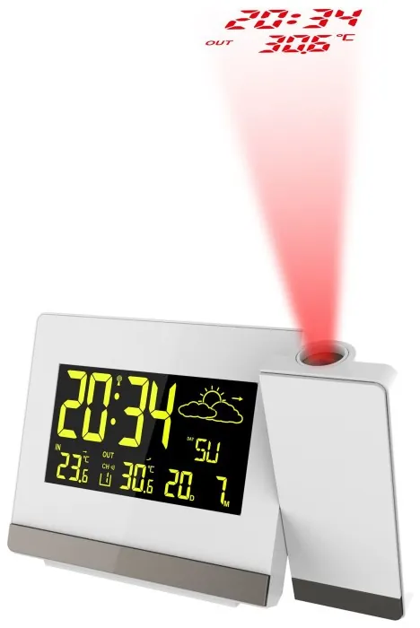 Часы проекционные Technoline WT549 White (WT549)