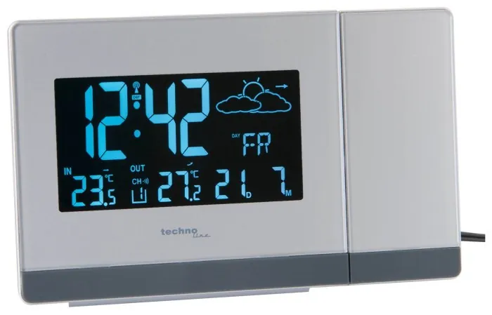 Часы проекционные Technoline WT549 White (WT549)